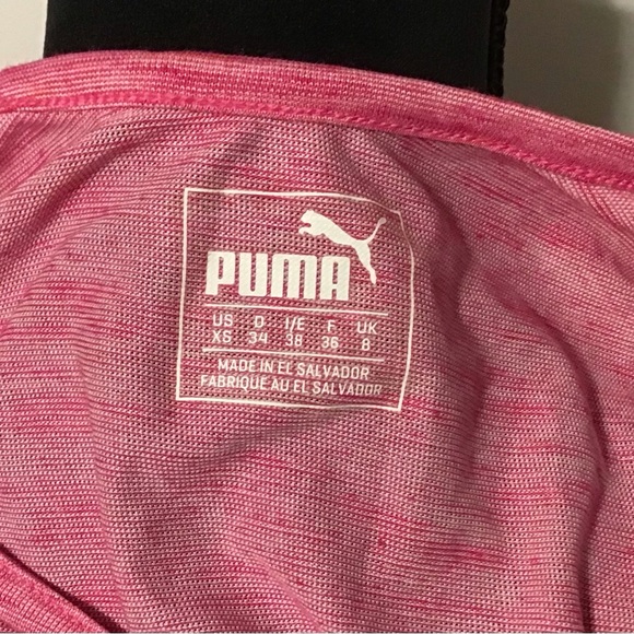 Puma Women's Long Sleeve Pink Tee - Picture 4 of 5